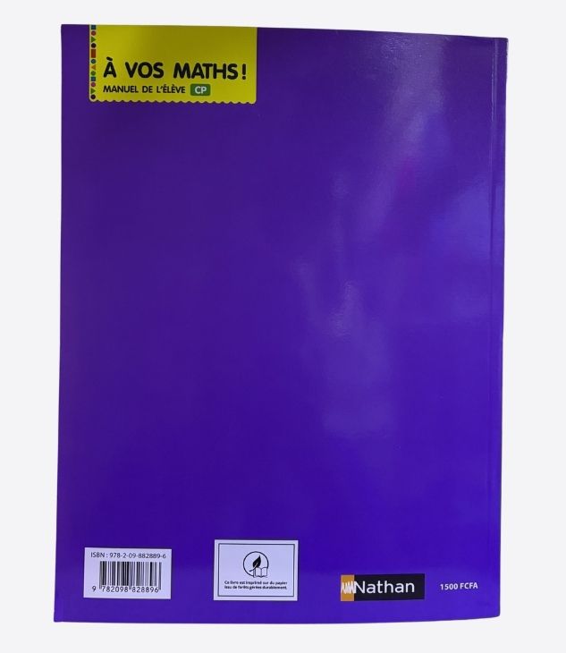 A vos Maths! - CP, Manuel de l'élève, Nathan