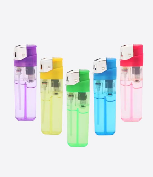 FAI lighter Briquet jetables multi-usages, briquet de poche classique, butane pré-remplis – Couleurs assorties (les couleurs peuvent varier)