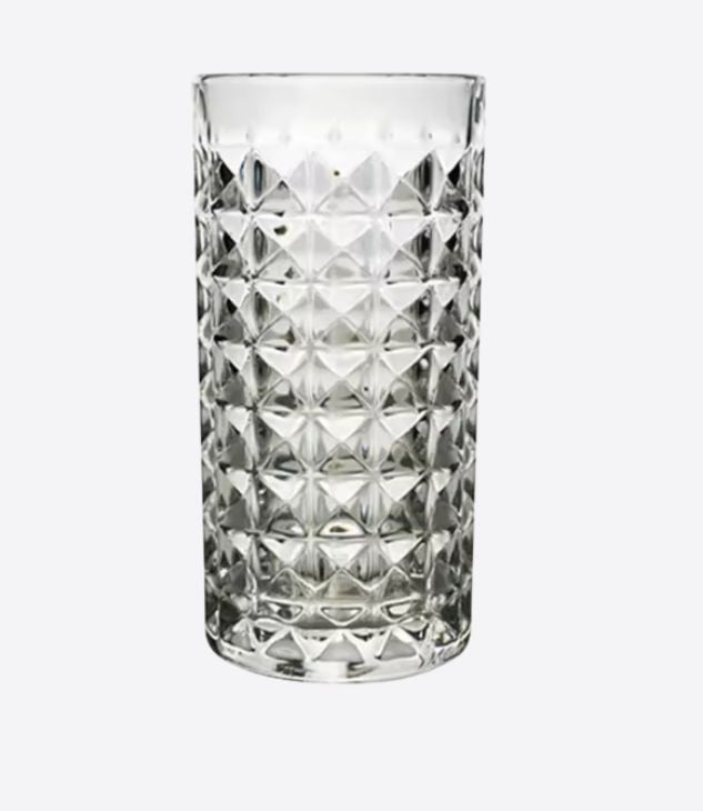 Grand verre à boire style moderne, verre à eau, jus, bière et diverses boissons mélangées 6 verres dans le paquet