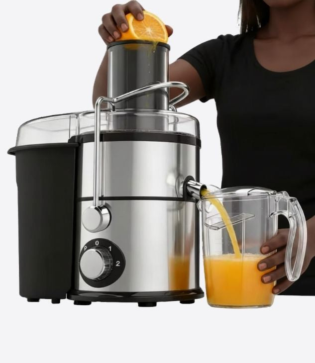 OSCAR 4-in-1 Juice Extractor OSC-718T4, juicer machine, cold press citrus juicer with large feed chute, 600W, slow masticating juicer for whole fruits and vegetables, high juice yield, easy to clean.