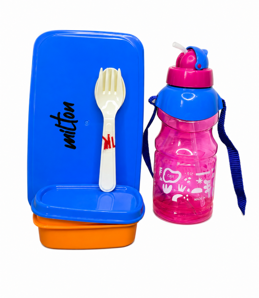 Ensemble gourde avec gamelle MILTON
