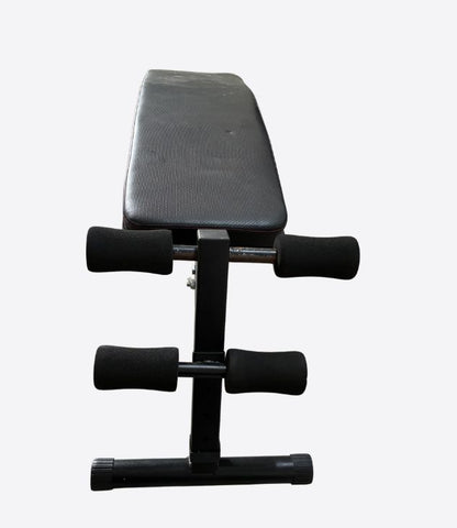 Banc de redressements assis, Banc abdominal incliné décliné incurvé pliable, avec 5 réglages de hauteur ajustables, Acier robuste, Design antidérapant
