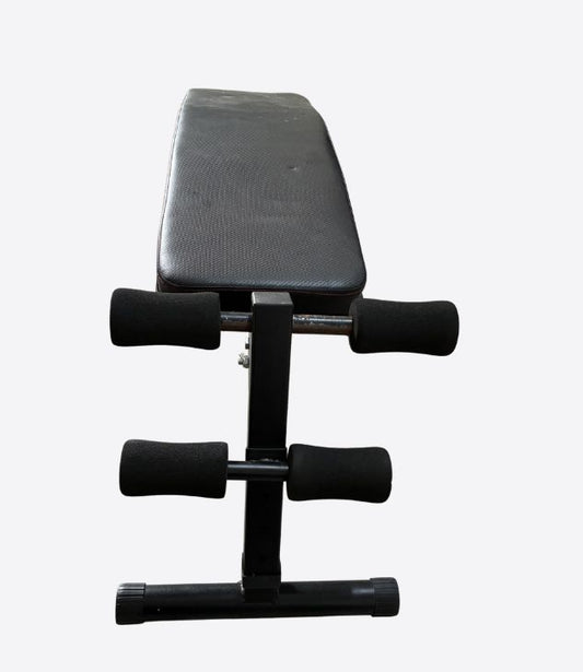 Banc de redressements assis, Banc abdominal incliné décliné incurvé pliable, avec 5 réglages de hauteur ajustables, Acier robuste, Design antidérapant