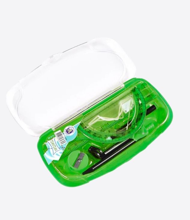 TIANTIAN Ensemble scolaire pour mathématiques et géométrie - kit de 8 pièces