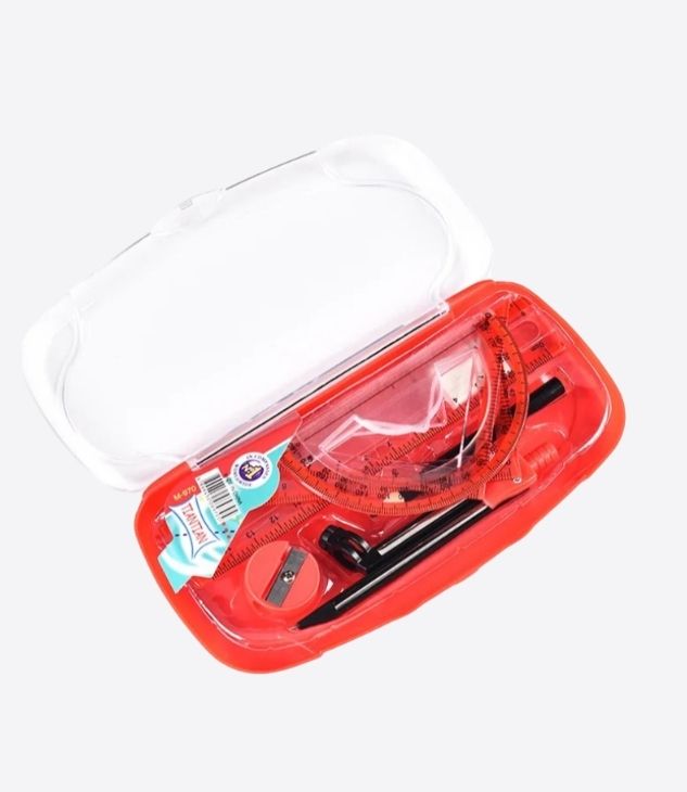TIANTIAN Ensemble scolaire pour mathématiques et géométrie - kit de 8 pièces