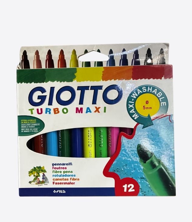 Paquet de 12 feutres de couleur GIOTTO