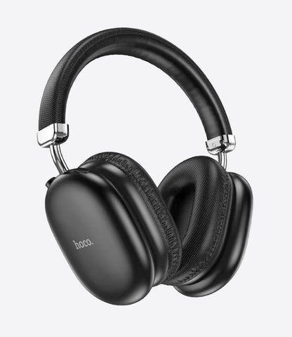 HOCO Casque Bluetooth premium 40 heures de lecture et 3 modes EQ, casque sans fil avec microphone, basses immersives, stéréo HiFi, casque pliable léger avec micro HD intégré pour téléphone portable/PC/TV