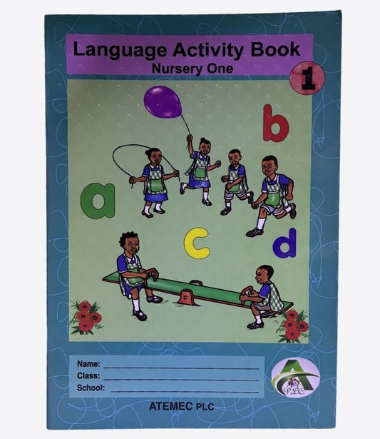 Langage Activity Book-Nursery One, Nursery 1, Atemec Plc