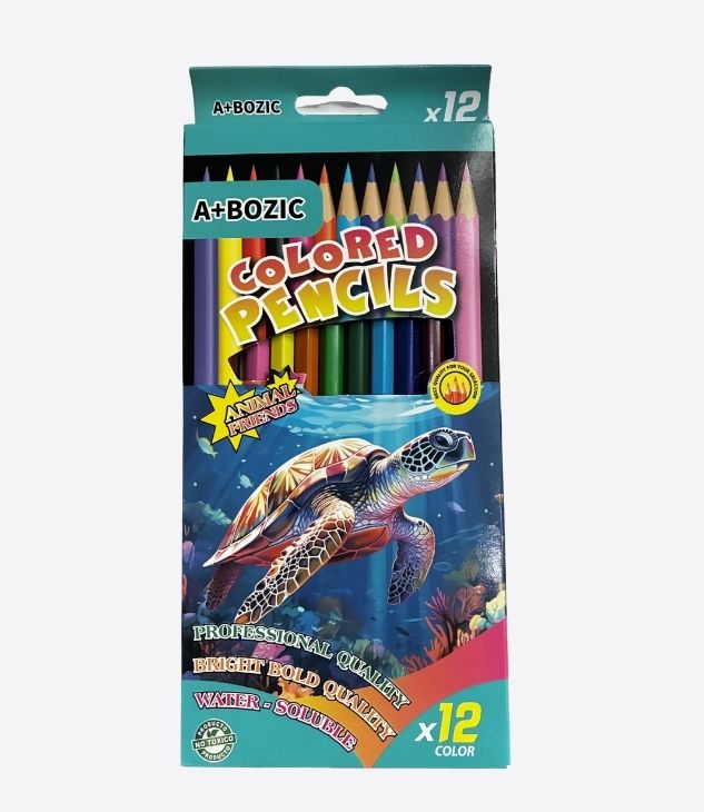 Paquets de 12 crayons de couleur pour enfants de 3 ans et plus, 12 couleurs, 36 paquets, fournitures artistiques de coloriage pré-aiguisées, fournitures scolaires