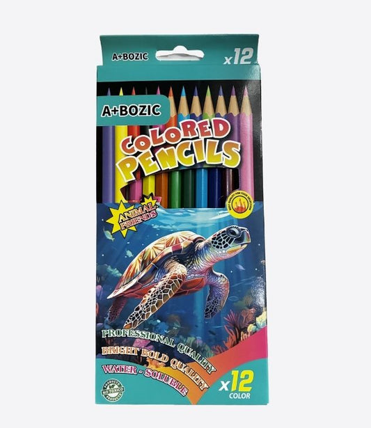 Paquets de 12 crayons de couleur pour enfants de 3 ans et plus, 12 couleurs, 36 paquets, fournitures artistiques de coloriage pré-aiguisées, fournitures scolaires