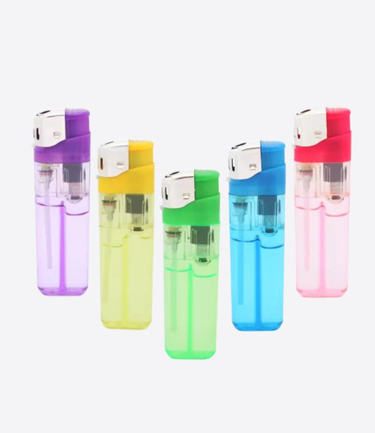 FAI lighter Briquet jetables multi-usages, briquet de poche classique, butane pré-remplis – Couleurs assorties (les couleurs peuvent varier)