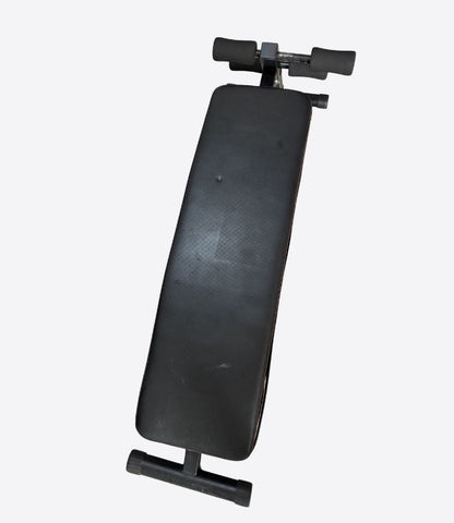Banc de redressements assis, Banc abdominal incliné décliné incurvé pliable, avec 5 réglages de hauteur ajustables, Acier robuste, Design antidérapant