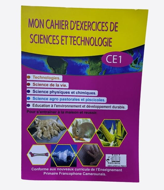 Mon cahier d'exercices de sciences et technologie - CE1