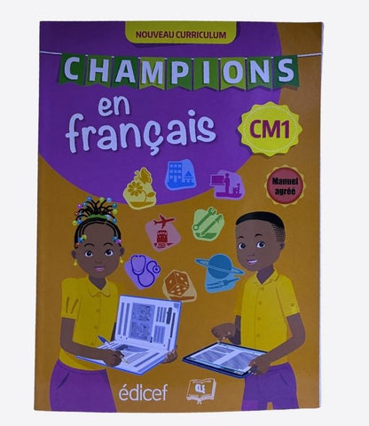 Champions en français - CM1, Manuel de l'élève, EDICEF, Editions CLE