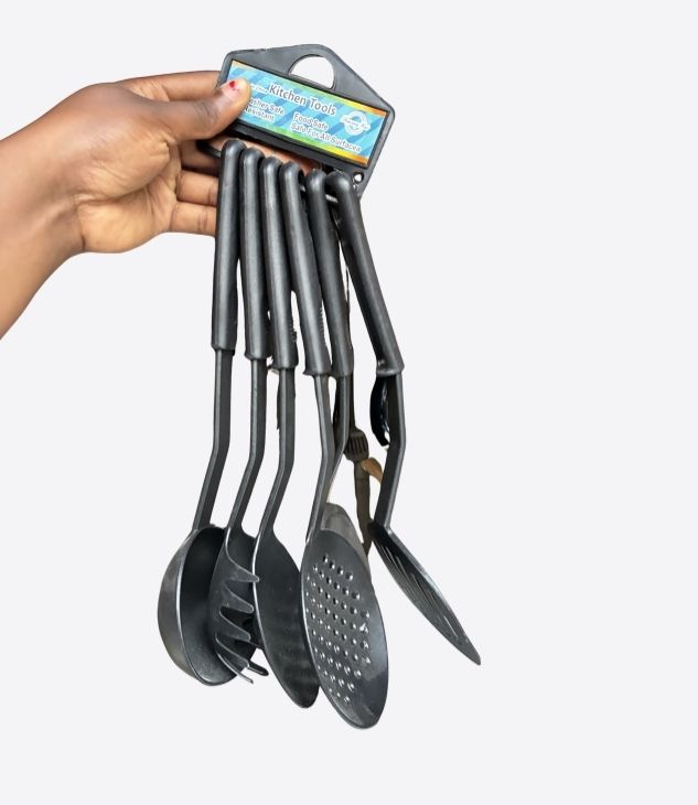 Ensemble de louches, set de 6 ustensiles de cuisine en plastique idéal pour la cuisine