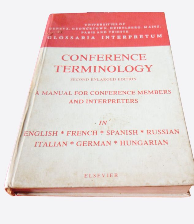 Conference Terminology (2nd Edition)-Elsevier