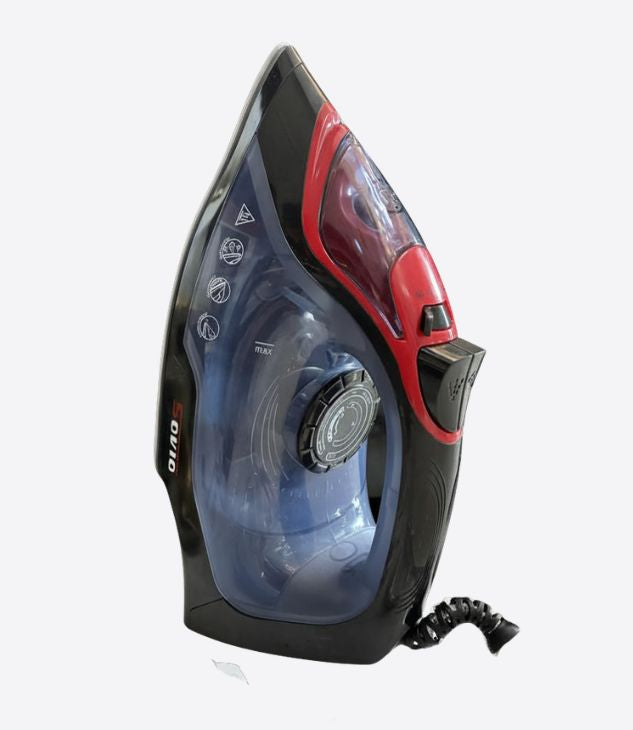 SOVIO fer à repasser pour vêtements avec molette pour thermostat de précision, arrêt automatique, antigoute, anticalcaire