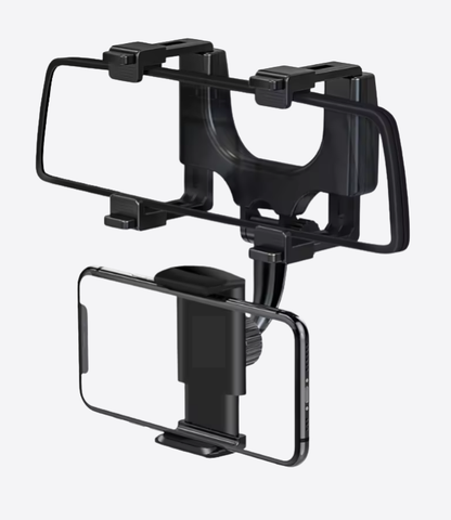 Design car Support universel de téléphone pour rétroviseur de voiture pour smartphone 360 °