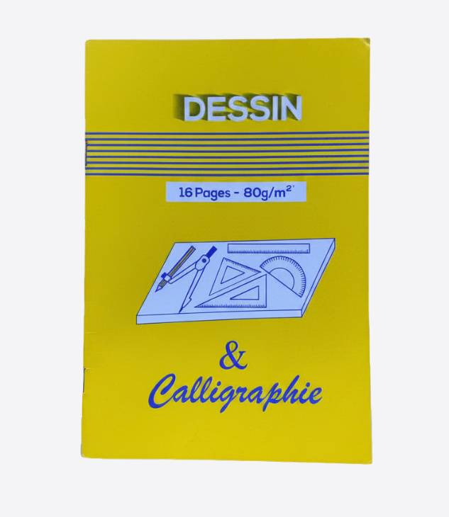 Cahier de dessin et calligraphie, 16 pages - 80g/m2