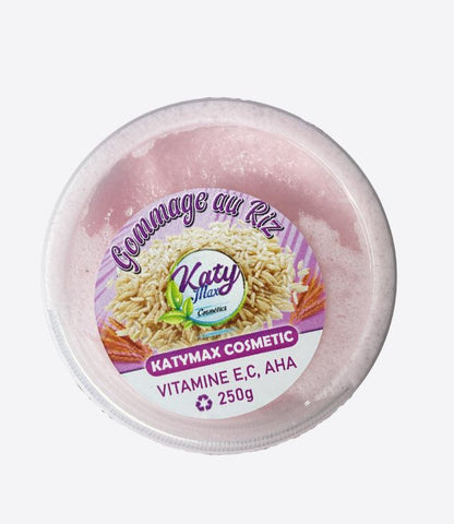 Katymax cosmetic Gommage corporel à la poudre de riz, vitamine E,C, AHA