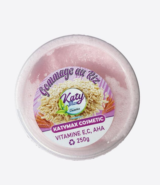 Katymax cosmetic Gommage corporel à la poudre de riz, vitamine E,C, AHA