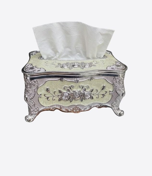 Modern Design Plastic Tissue Box Holder – Lidless Decorative Tissue Dispenser for Living Room, Kitchen, and Bathroom