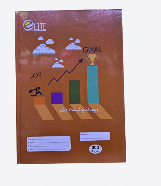 ELITE cahier de 300 pages A4 plain lines / couverture cartonnée