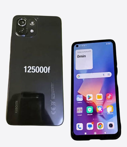 Téléphone portable Mi 11 lite débloqué Android 13, 8 GB + 128 Go, écran de 7 pouces, smarphone 5G