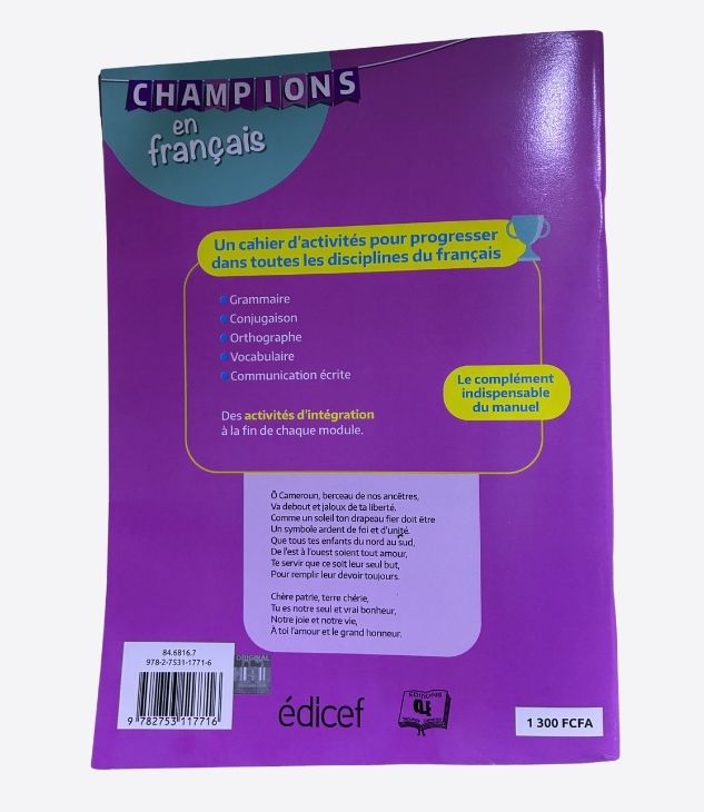 Champions en français, Livret d'activités - CM2, livre d'école-primaire