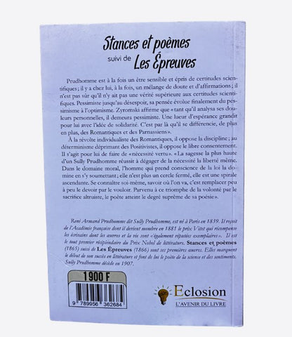 Stances et poèmes suivi de Les épreuves