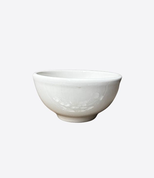 mini bol en ceramique blanche