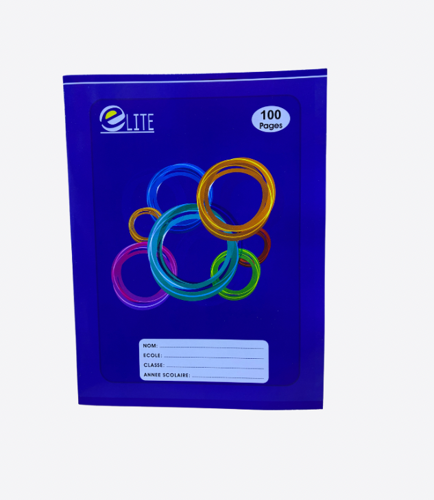 ELITE Cahier de 100pages à réglure séyés