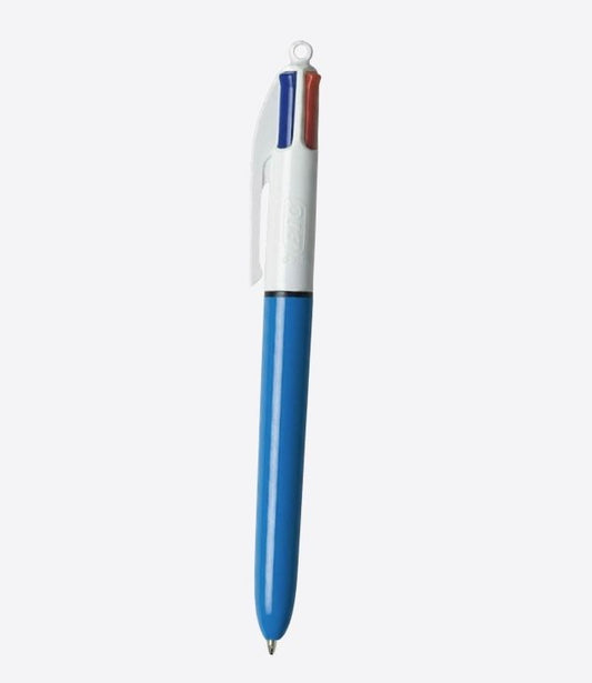 BIC stylo à billes 4 couleurs, vert, rouge, bleu, noire