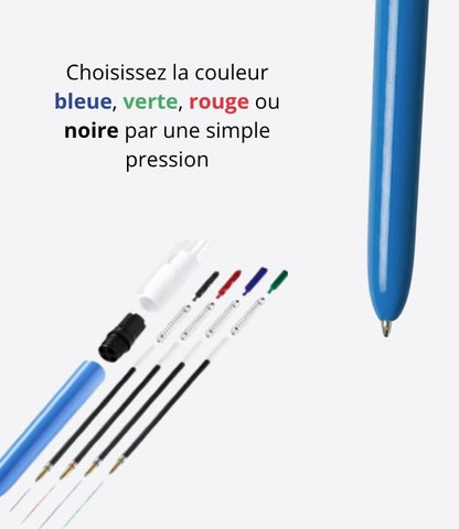 BIC 4-Color Ballpoint Pen – Green, Red, Blue, Black