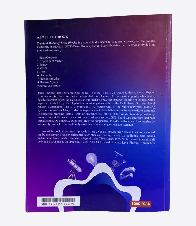 Standard Ordinary Level Physics, Dominium Compagny Limited-Livre d'école, secondaire