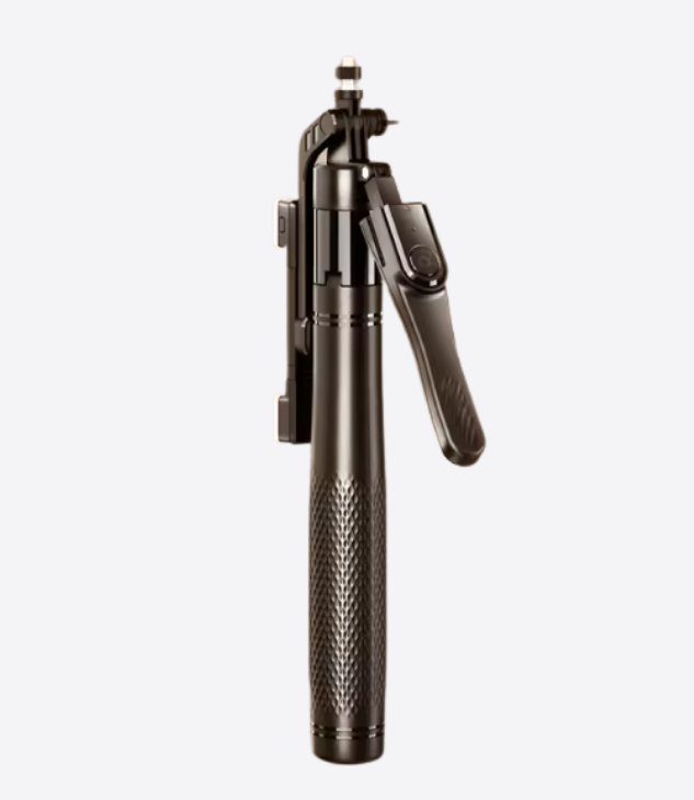 T18 Bracket-Trépied pour téléphone et perche à selfie tout-en-un avec trépied extensible pour téléphone portable avec télécommande sans fil
