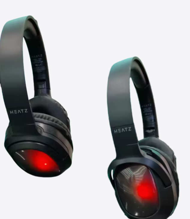 Kelly Blue Casque bluetooth Réduction de Bruit, Bluetooth V6, Batterie 3.7/400MAH et Éclairage RGB
