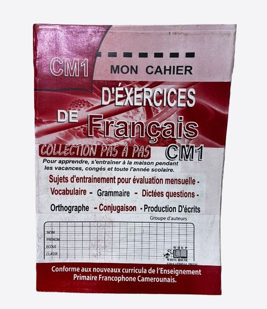 Mon cahier d'exercices de français - CM1
