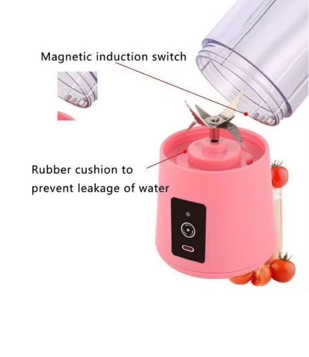 Mélangeur portable pour milkshake et smoothies, rechargeable avec tasse de voyage