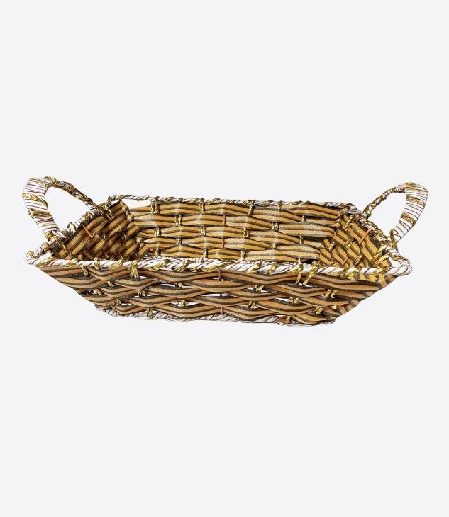 Panier de rangement rectangulaire en osier,  panier pour rangement, panier a pain 1 pièce