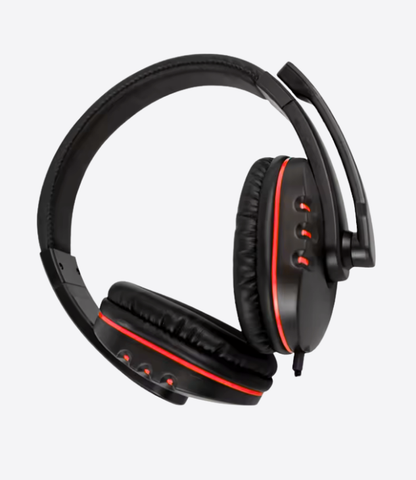 LINMONY Casque DJ pour téléphone portable Aviation, reduction de bruit, casque gaming avec couleur LED
