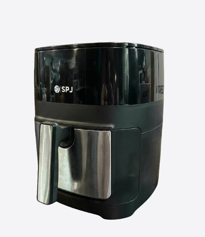 SPJ Air Fryer – Compact, space-saving air fryer with a non-stick, dishwasher-safe basket, for quick and easy meals in minutes.