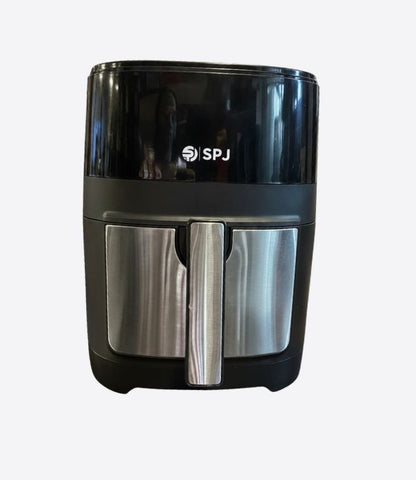 SPJ Air Fryer – Compact, space-saving air fryer with a non-stick, dishwasher-safe basket, for quick and easy meals in minutes.