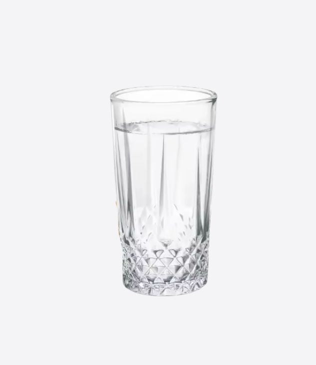 Verre haut pour boire, verre à eau pour la cuisine, verre à cocktail 6 verre dans le paquet
