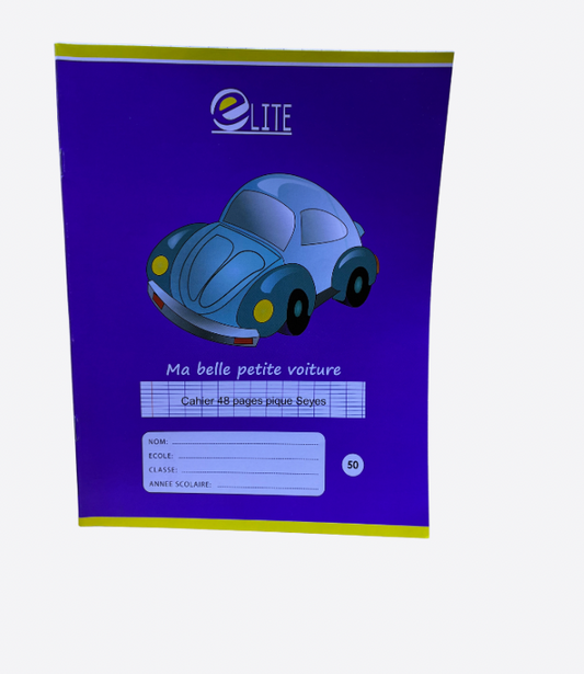 ELITE cahier de 50 pages a réglure séyés