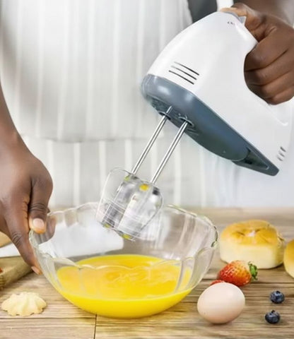 Decakila Batteur électrique portatif à 5 vitesses avec 5 accessoires en acier inoxydable, batteur pour fouetter, mélanger, biscuits, gâteaux, pâtisseries