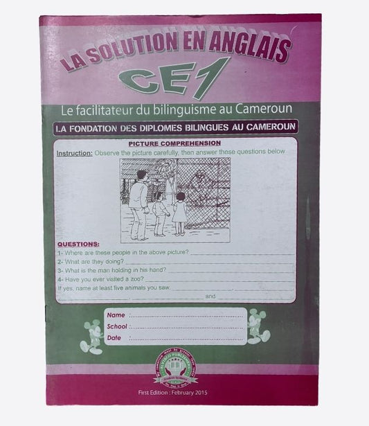 La solution en anglais CE1 - Le facilitateur du bilinguisme