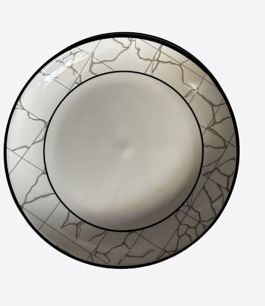 Assiet en porcelaine résistante aux éclats