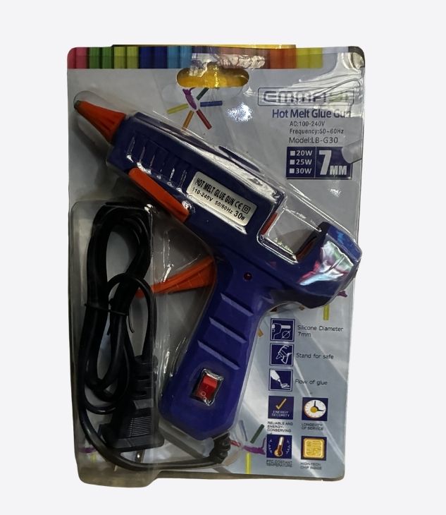 Hot melt glue gun, pistolet a colle thermofusible 7mm