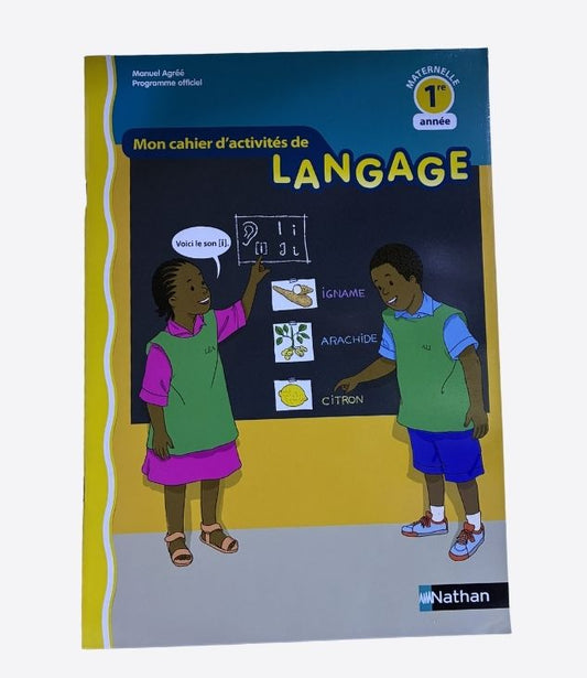 Mon cahier d'activités de langage-1ere année maternelle, Nathan